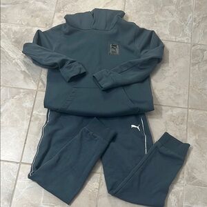 Puma Kids' Blue/Gray Tracksuit